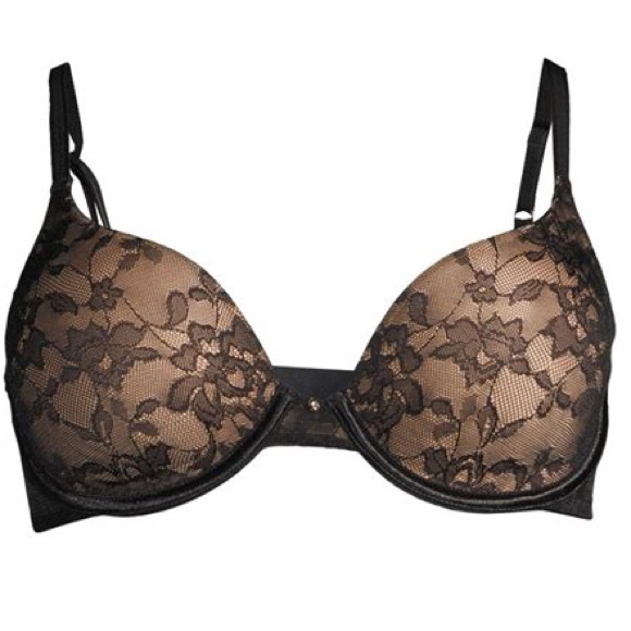 Le Mystere lace 38DD black perfection bra - Picture 2 of 3